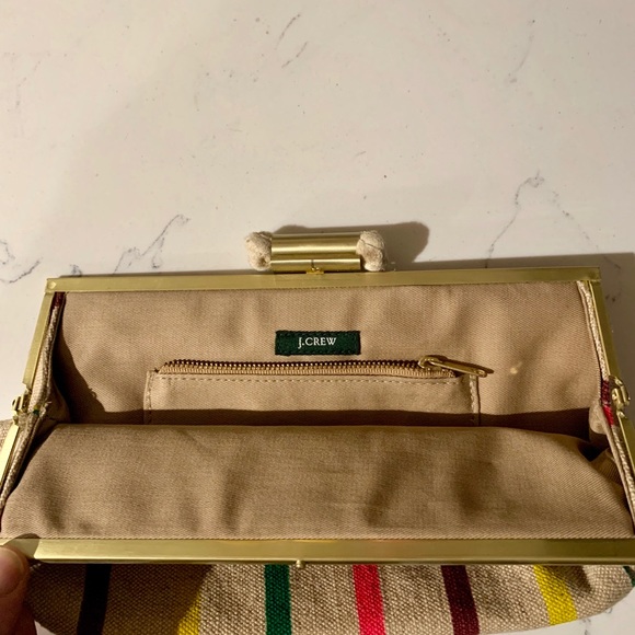 JCrew Clutch multi color nautical inspired. - Picture 2 of 3